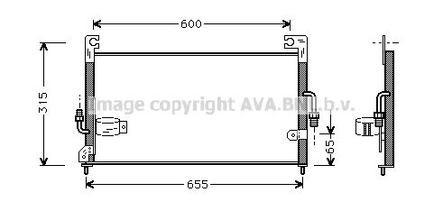 AVA QUALITY COOLING kondensatorius, oro kondicionierius MTA5115